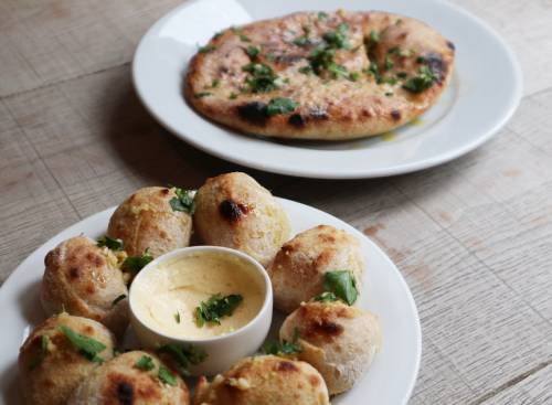 Sourdough balls or garlic bread